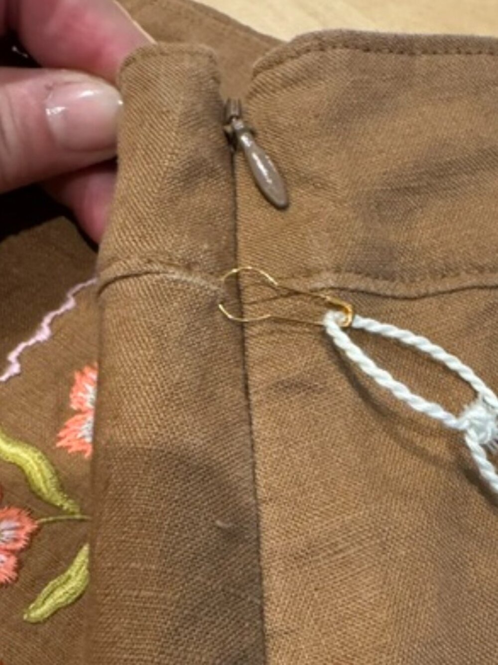 NWT Spartina 449 Octavia Skirt Jane Jardinere Embroidery Size 10 - Picture 6 of 11